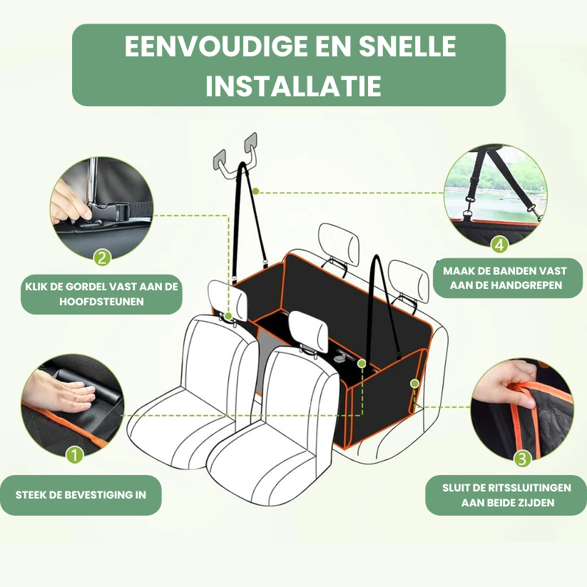 CaniMoov+™ | Protection voiture pour chien