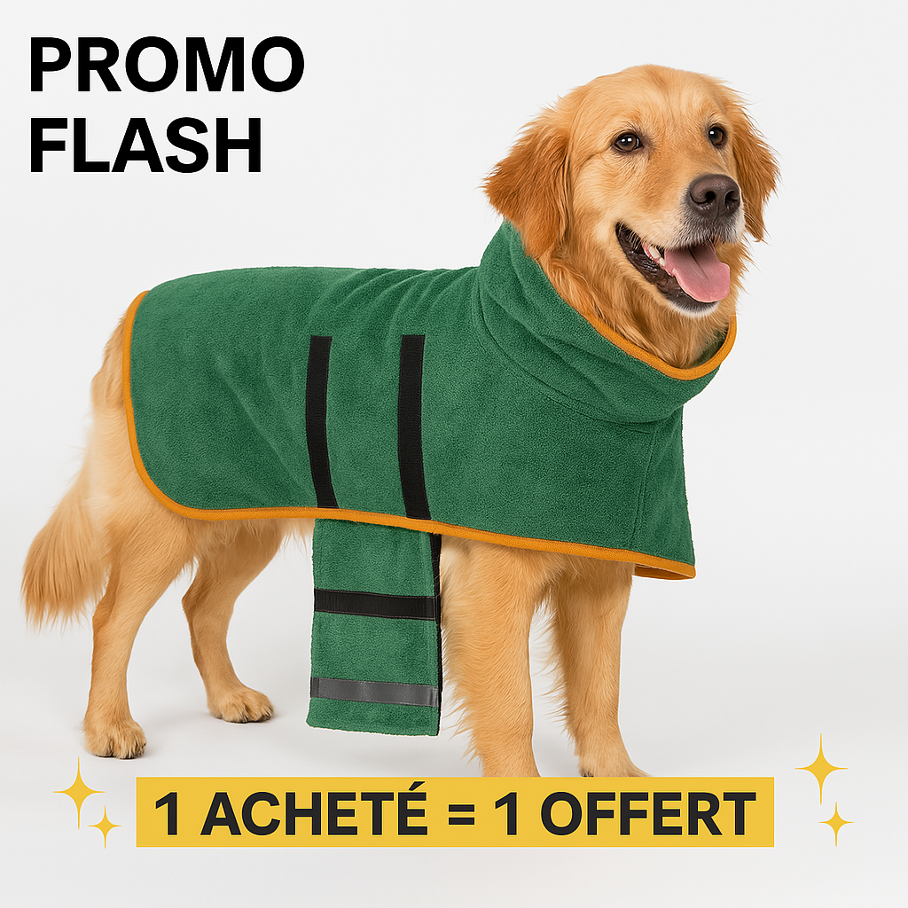 Peignoir PuppyWrap | Ultra-absorbant